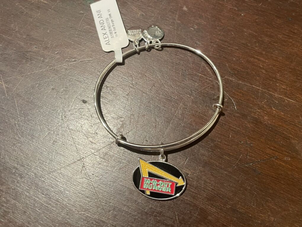 New Alex And Ani In-n-Out Burger Bracelet