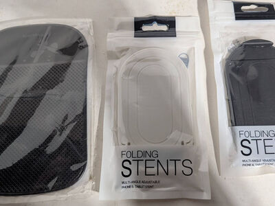 Folding Stent Stands For Cell Phones/Tablets Ect.
