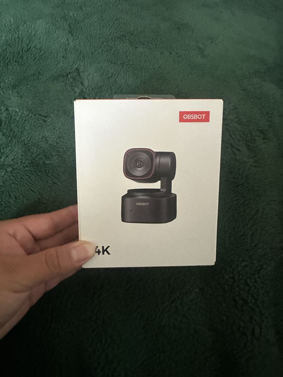 Web CAM - OBSBOT Tiny 4K AI-Powered PTZ Webcam - Auto-Tracking, Gesture Control