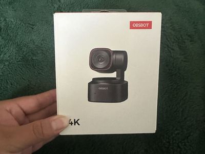 Web CAM - OBSBOT Tiny 4K AI-Powered PTZ Webcam - Auto-Tracking, Gesture Control