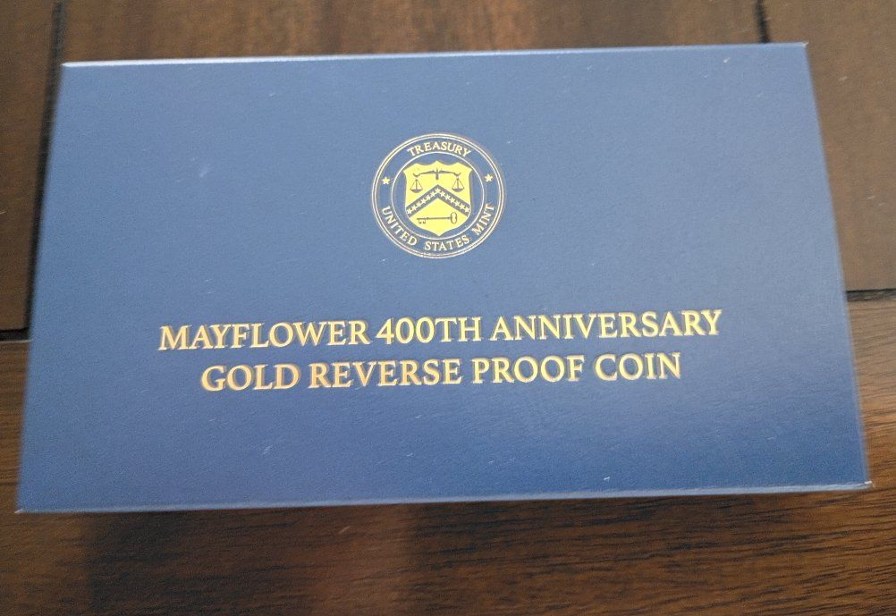 US Mint 2020 Mayflower 400th Anniversary $10 Gold Reverse Proof Coin Set