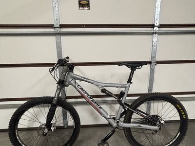 Cannondale Rize Mountain Bike Full Suspension Size L Lefty fork