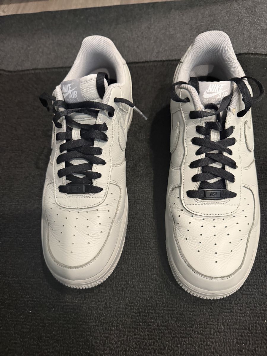 NIKE AIR FORCE ONE / LEATHER  / GRAY /11.5