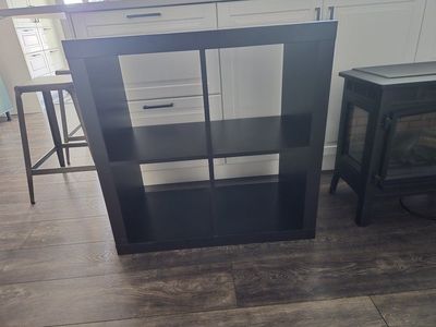 IKEA Expedit ( Kallax ) 2x2 Cube Organizer Shelf - Black-Brown