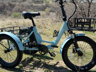 Brand New Mooncool TK1 Folding Electric Trike - Only One Ride!