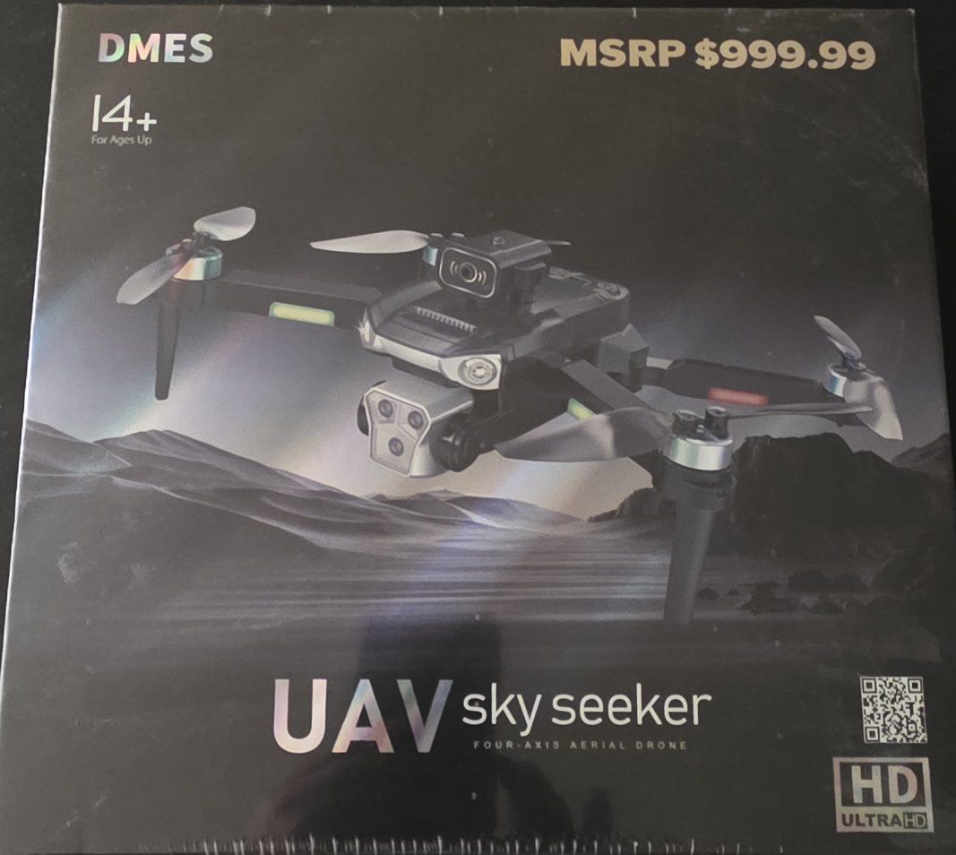 DMES UAV Sky Seeker Four-Axis Aerial Drone HD Camera Obstacle Avoidance New