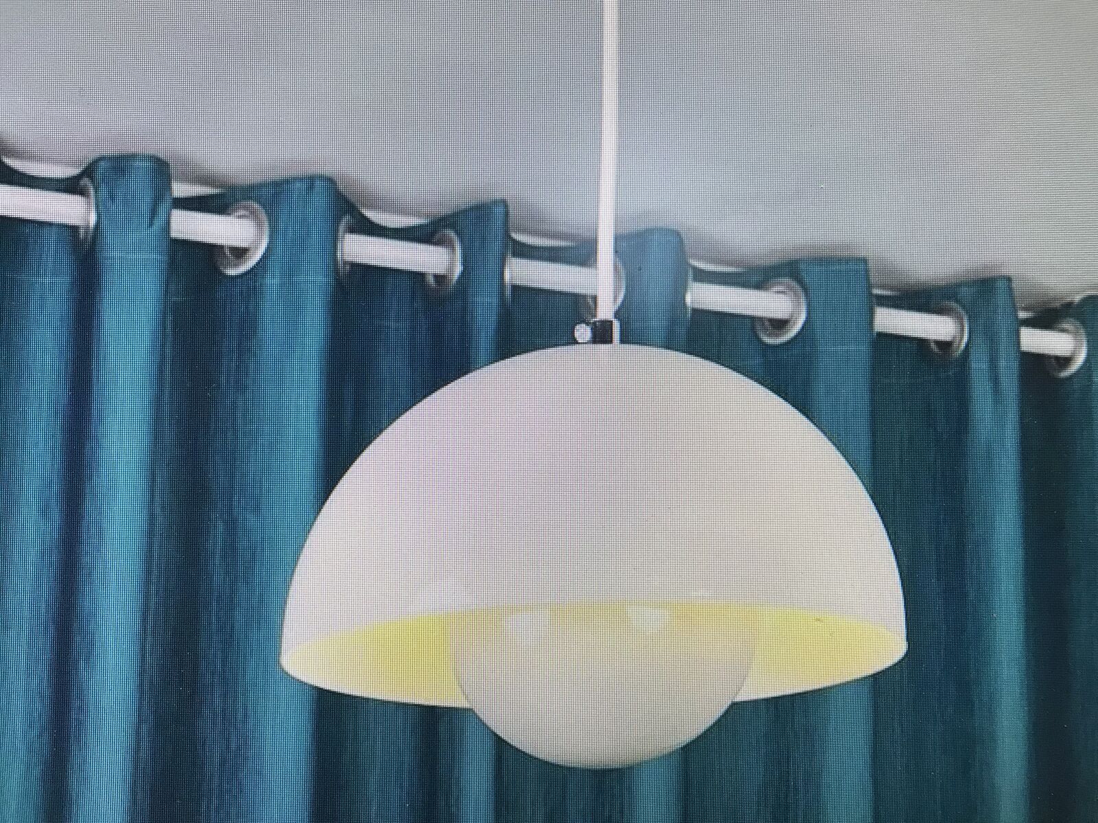 New LED hanging light fixture complete with LED bulb