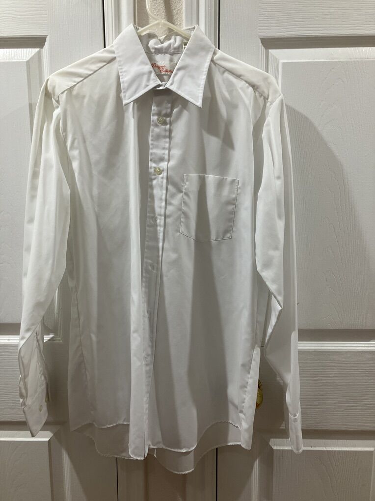White Designer Collection Button Up Dress Shirt