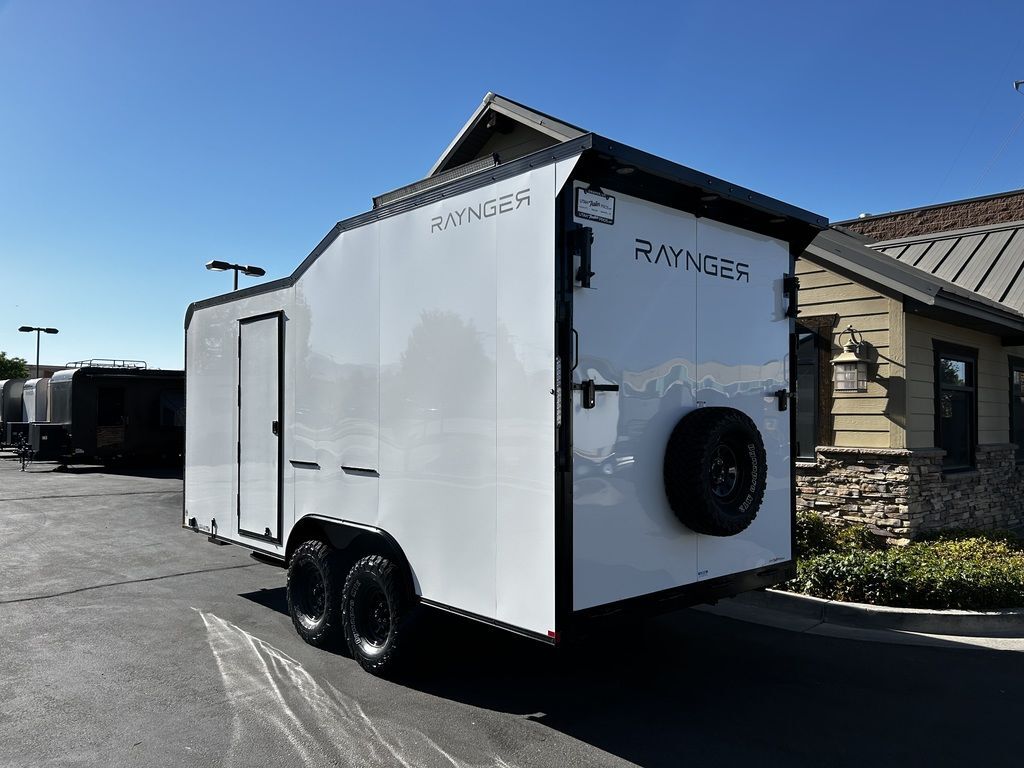 8x18 / 8.5x18 Toy Hauler Travel Trailer Bumper Pull Camper Raynger 2025