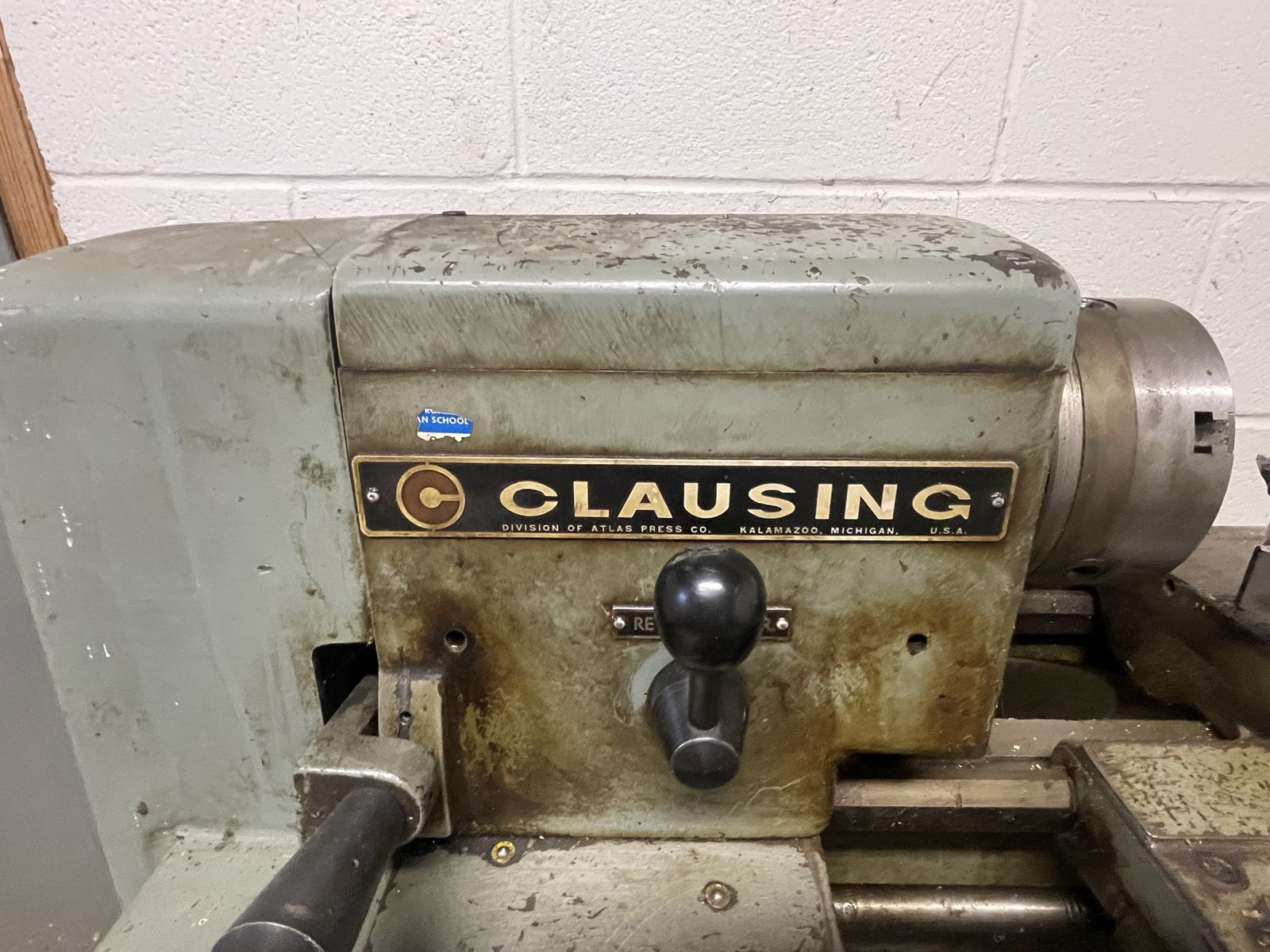 Clausing 4902 10” x 24” Metal Lathe - Runs Well