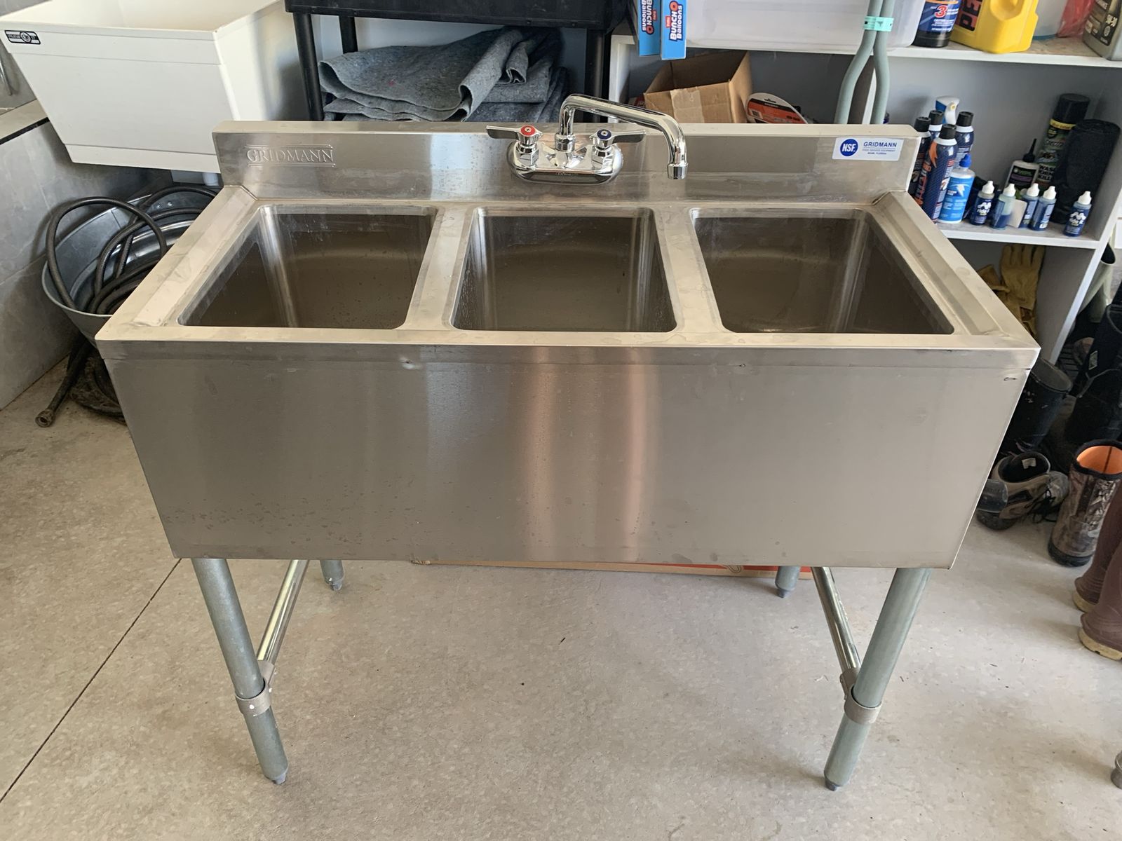 Industrial Three Basin Sink