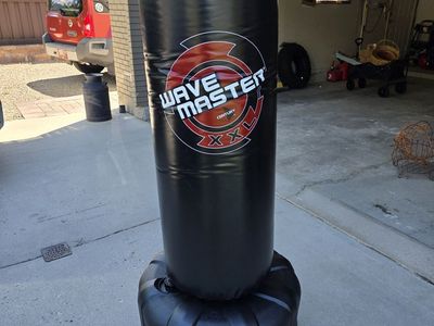 Kick Boxing Bag - complete setup