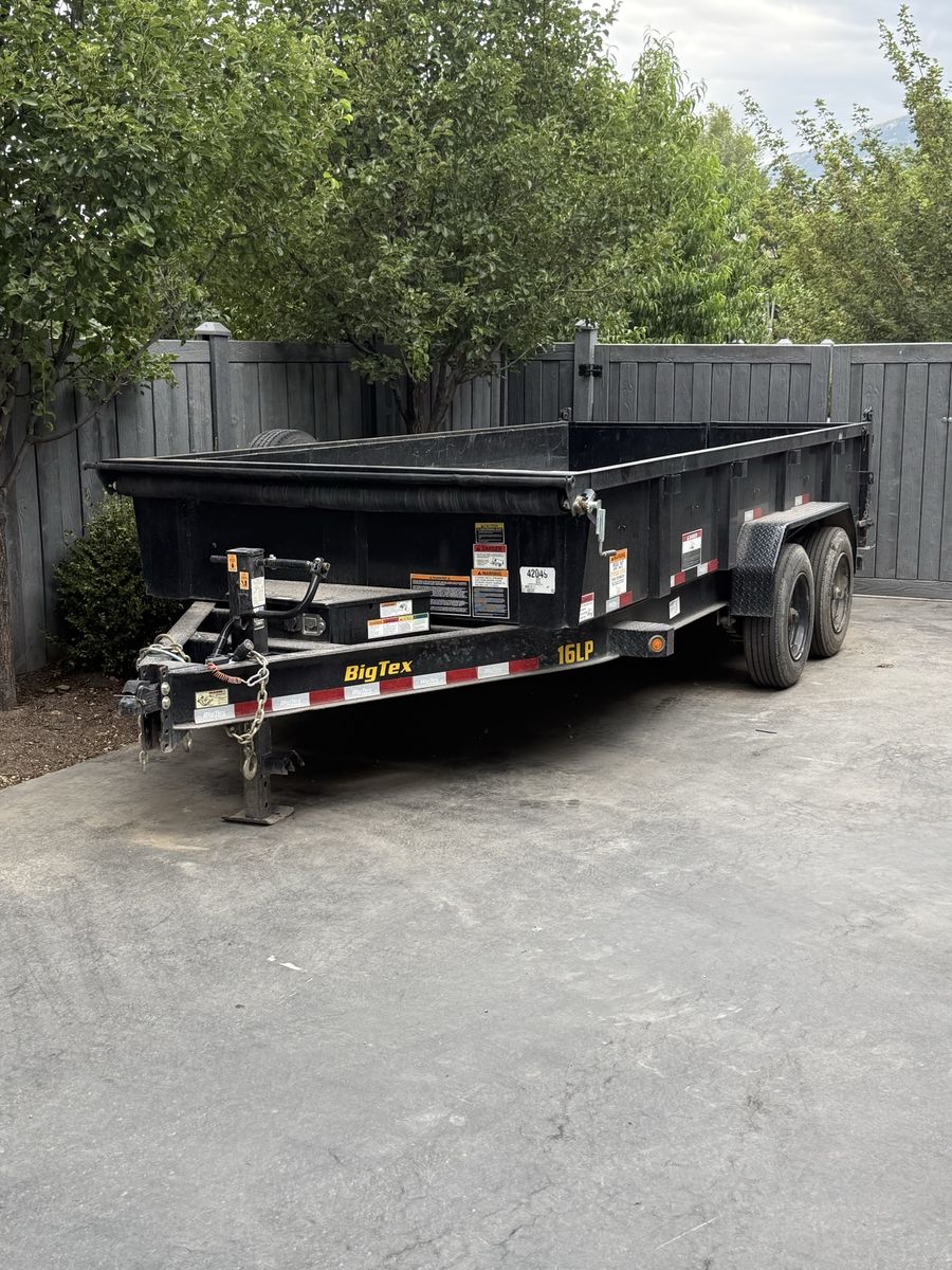 2023 Big Tex 16LP-16 Heavy Duty Dump Trailer - $9,500