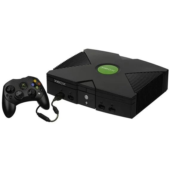 Xbox Original 1st gen Gaming Console with Controllers & Games