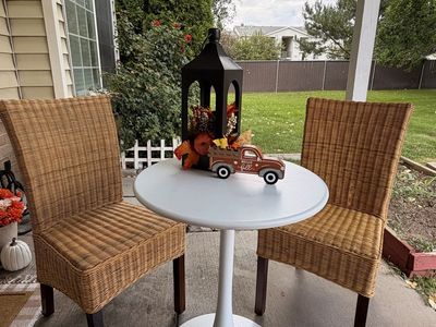 Beautiful wicker patio set