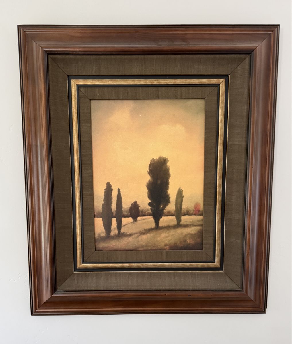 Large Framed Landscape Wall Art – 37¼” x 43¼” – Beautiful Statement Piece