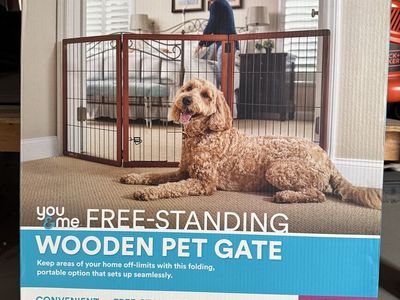 Two Free-Standing Pet Gates