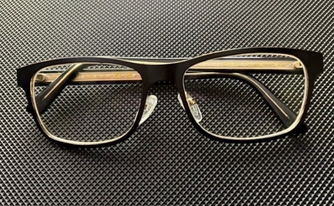 Authentic Black Gold GUCCI Glasses Frame Unisex – New With Receipt