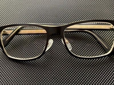 Authentic Black Gold GUCCI Glasses Frame Unisex – New With Receipt