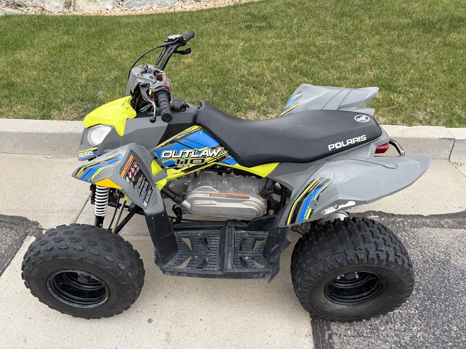 2021 Polaris Outlaw 110 EFI, electric start with reverse.