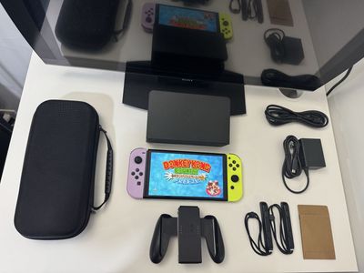 Nintendo Switch Oled Modded 256gb W/ Games