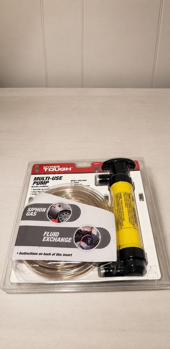 Hyper Tough Multi-Use Siphon Pump Gas Fluid Transfer Kit