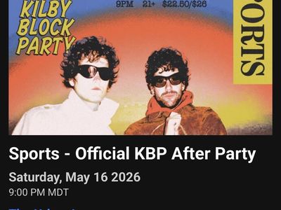 Sports - 2 Tickets Kilby Block Party Concert