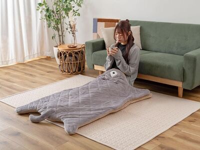 PaletteLife Animal Envelope Blanket / Sandwich Cushion - Flannel and Plush Fleece - Cat