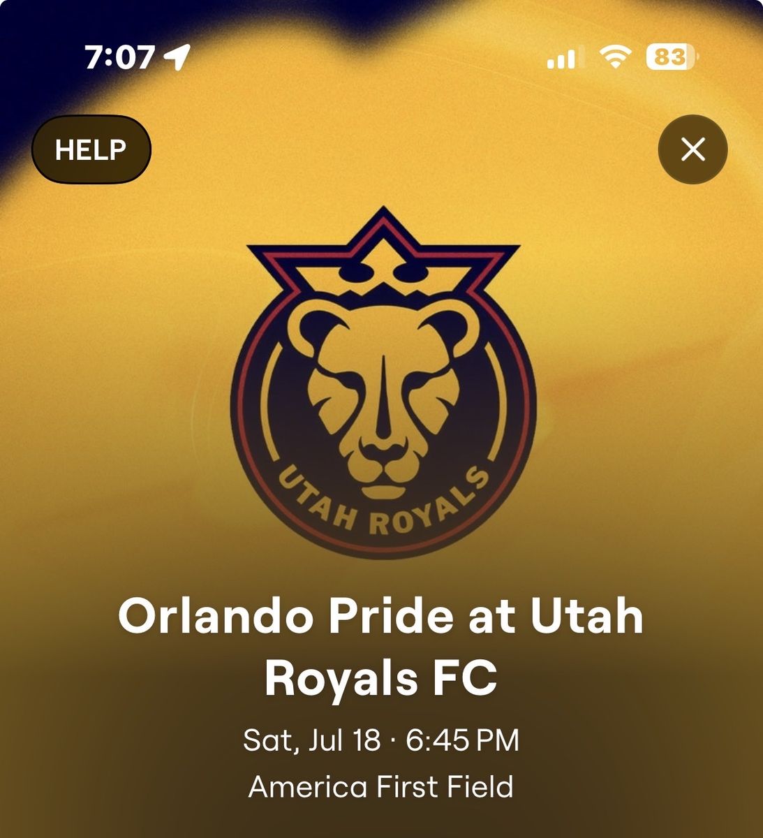 4 Utah Royals July 18 6:45
