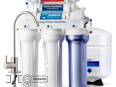 iSpring Water Filter System RO500 5-Stage Under-Sink Reverse Osmosis