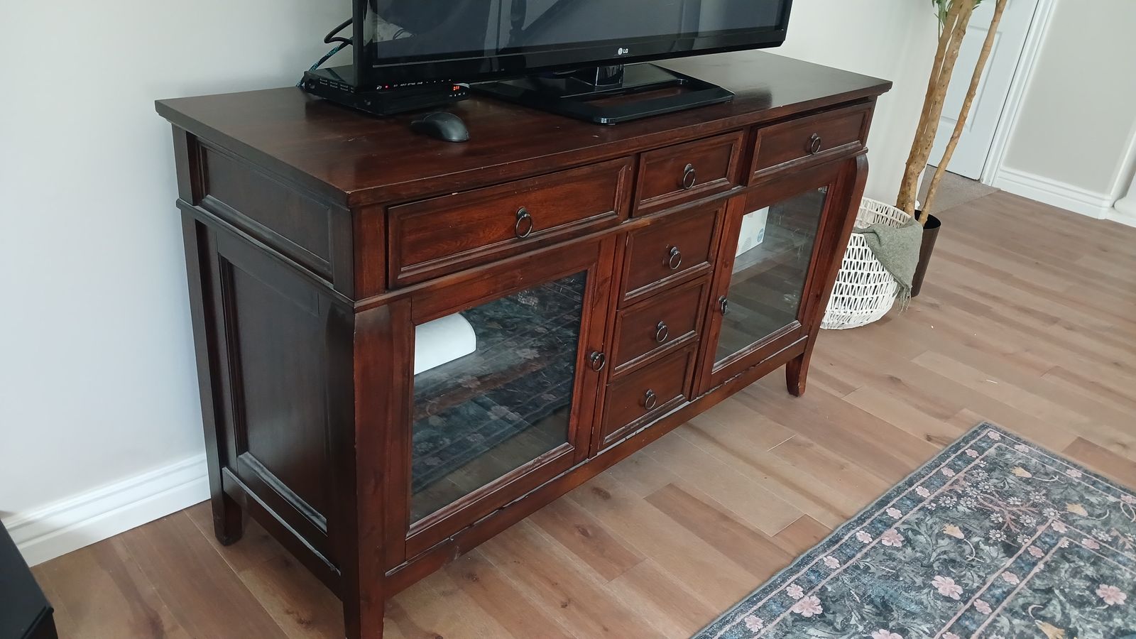 TV console credenza entertainment center