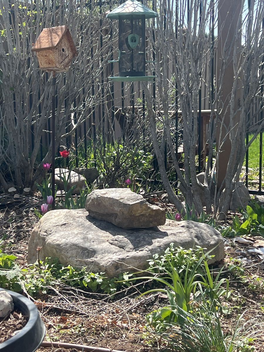 Free landscaping boulder