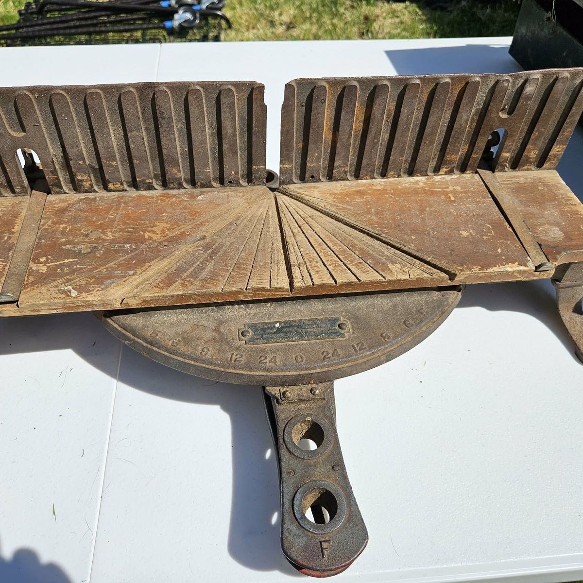 Vintage Cast Iron Miter Box