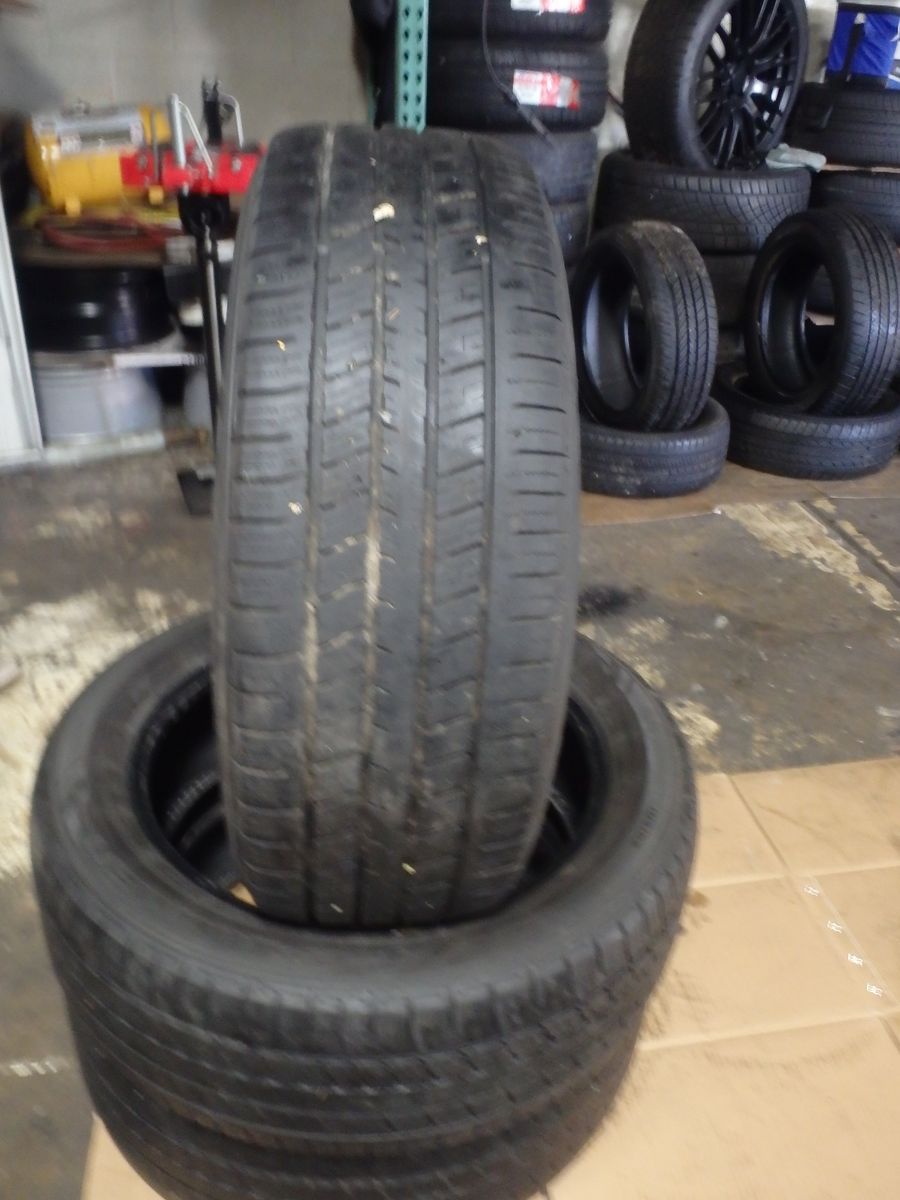 225/55R19 FALKEN PRO G5 GSV PAIR OF TWO USED TIRES