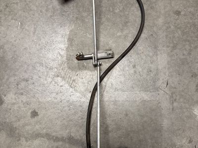 Dual Carburetor Setup with Intake Manifolds and Throttle Linkage