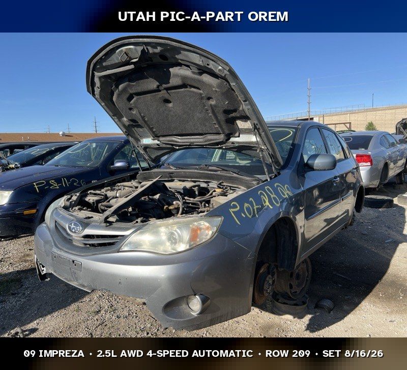 Just In! 2009 Subaru Impreza Parts - UTPAP Orem