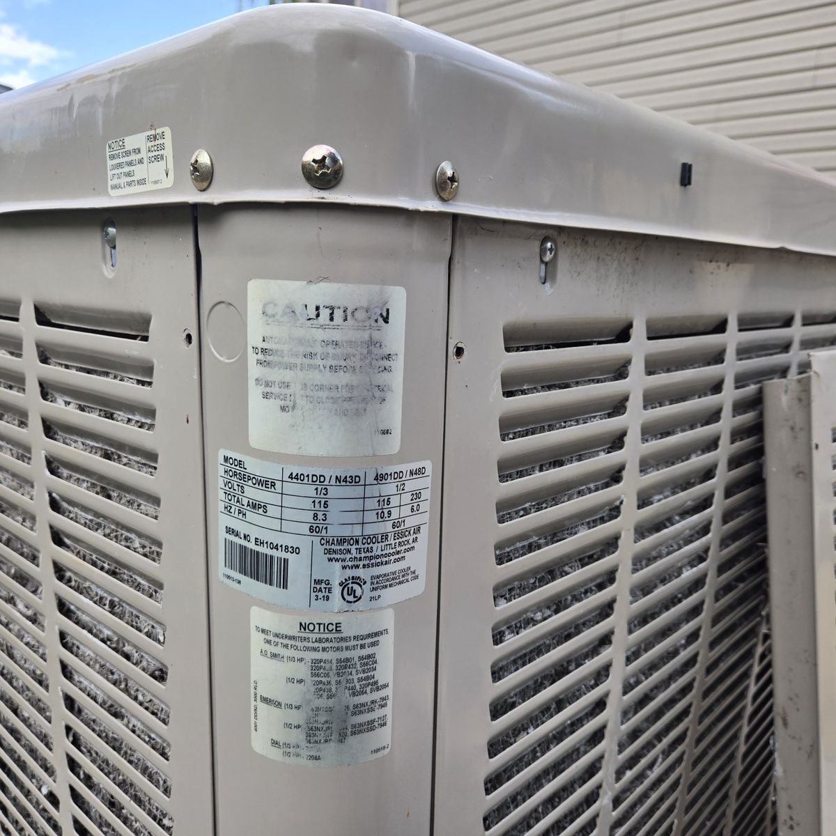 Swamp cooler