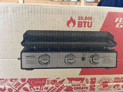 3 Burner Propane Gas Table Grill Griddle