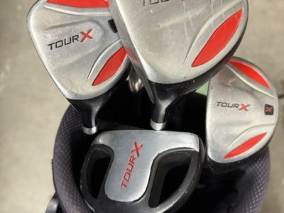 Tour X Golf Club Set with Nike Bag left handed