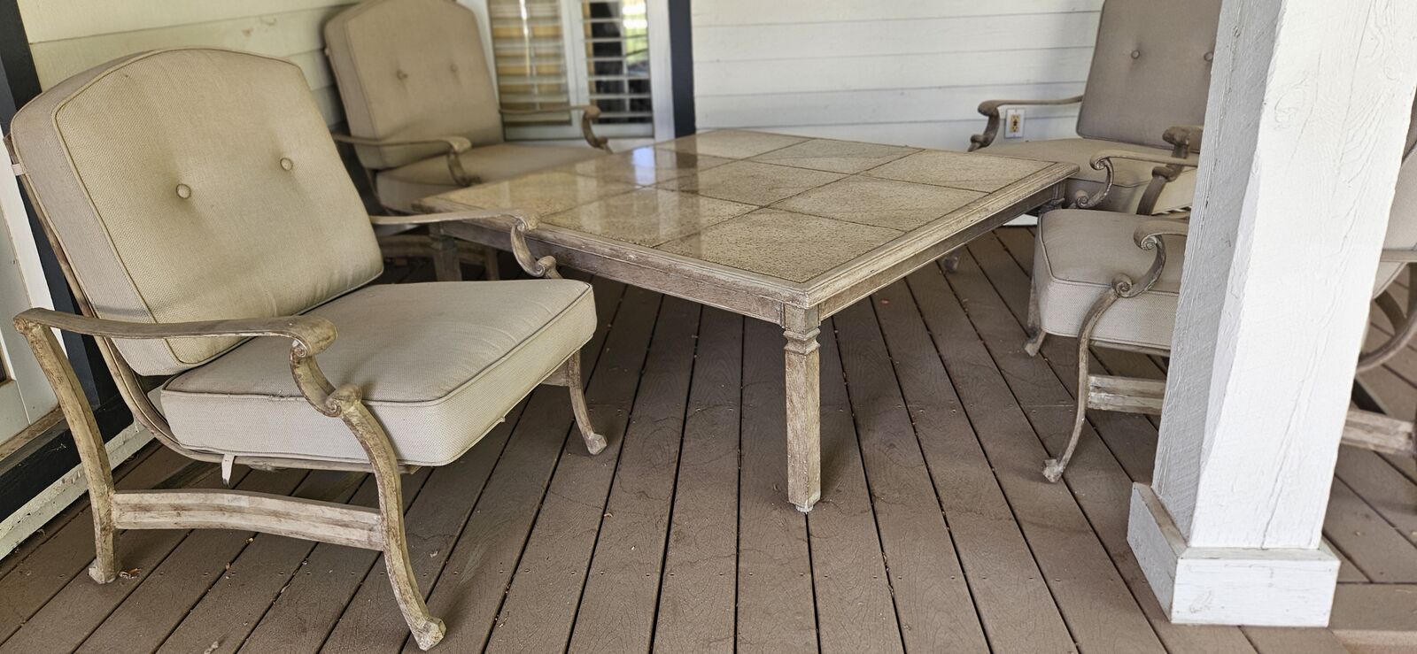 PATIO TABLE with CHAIRS