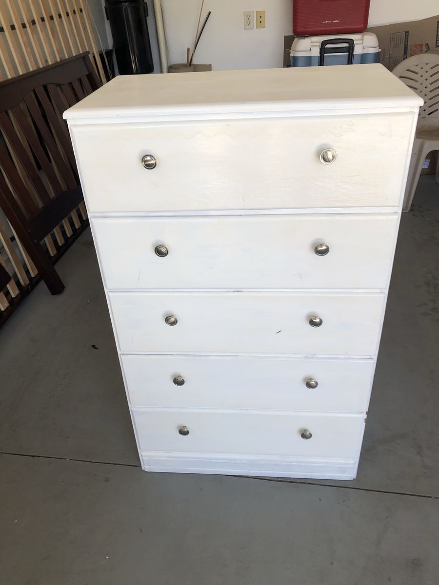 White dresser