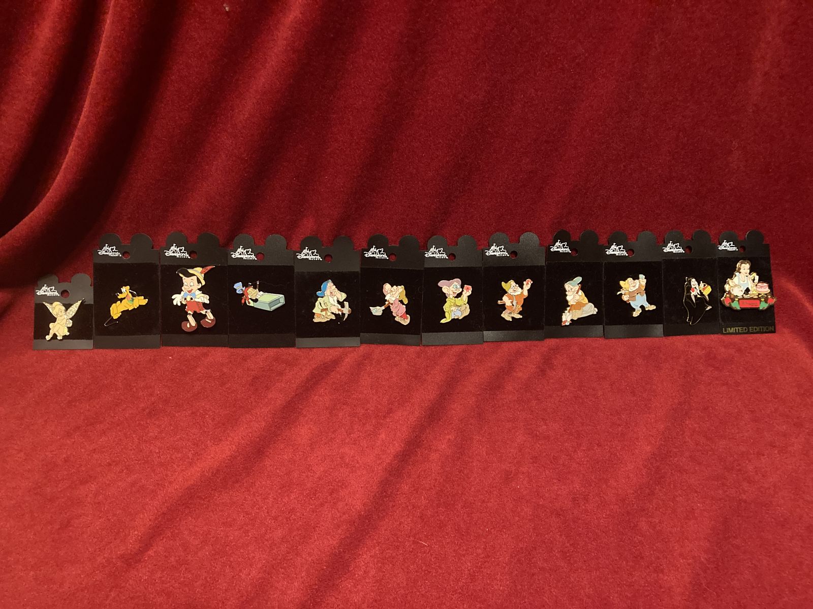 Vintage Wall Disney Pin Collection All New