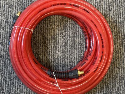 Snap-on 50' Heavy Duty Red Air Hose 200 PSI