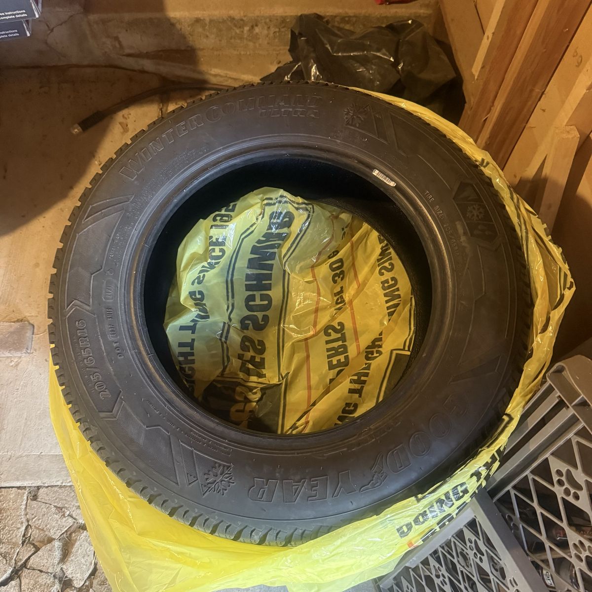 Winter stud less tires 