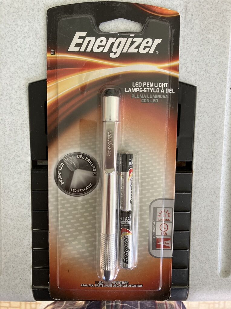 New Energizer LED Pen Light with Batteries