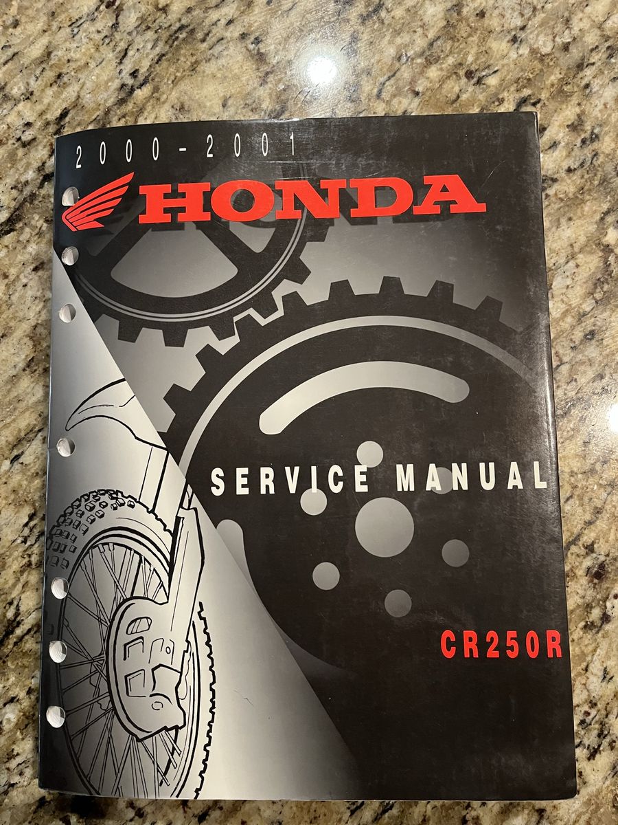 2000-2001 Honda CR250R Service Manual - OEM Motorcycle Repair Guide