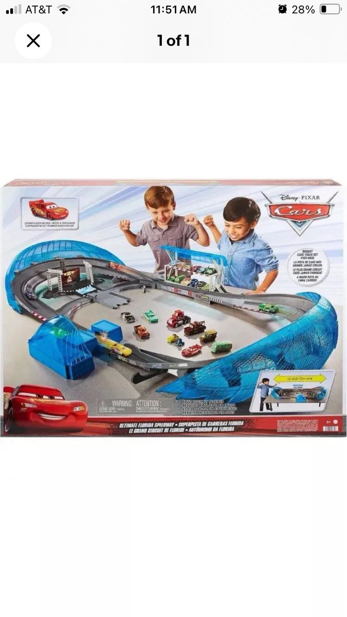 Pixar Cars Florida Speedway Track