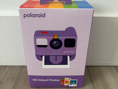 NEW*SEALED* - Polaroid Go Everything Bundle Film Camera - Purple: Automatic Focus Instant Format