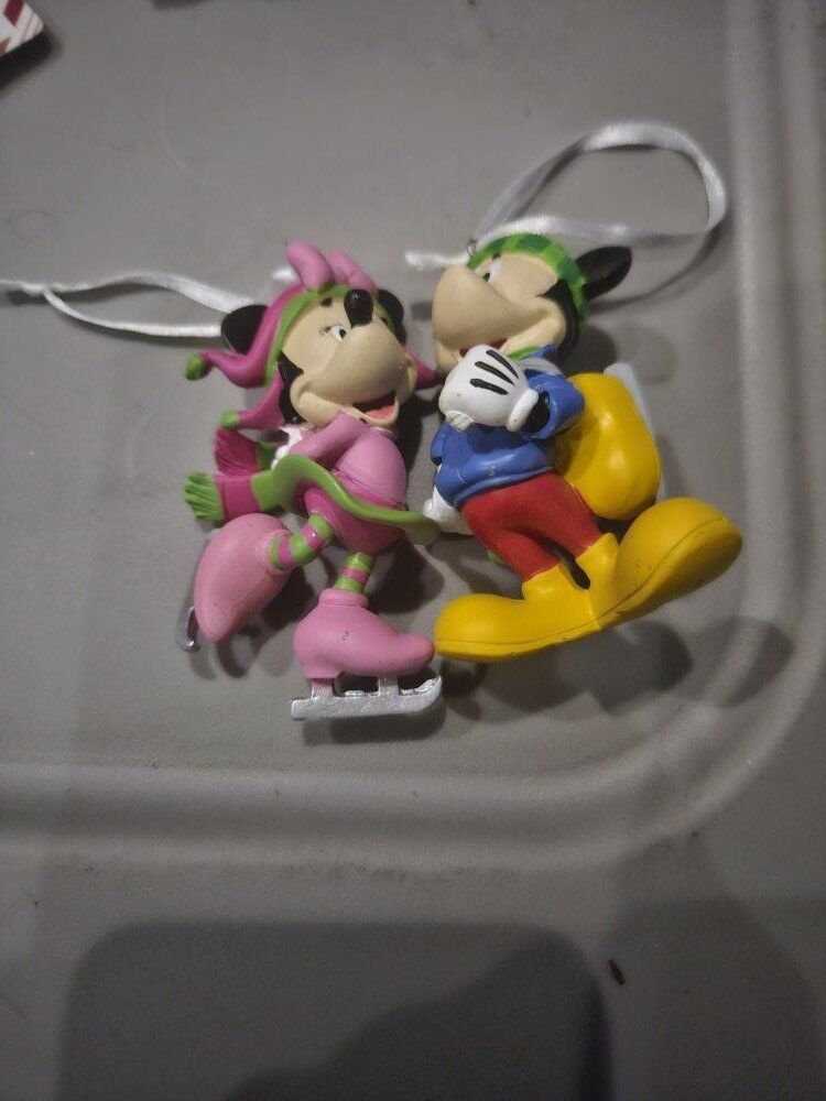 mickey & Minnie ornaments