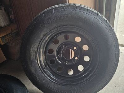 New tyres with wheels included.